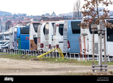 Bus parking lot hi-res stock photography and images - Alamy