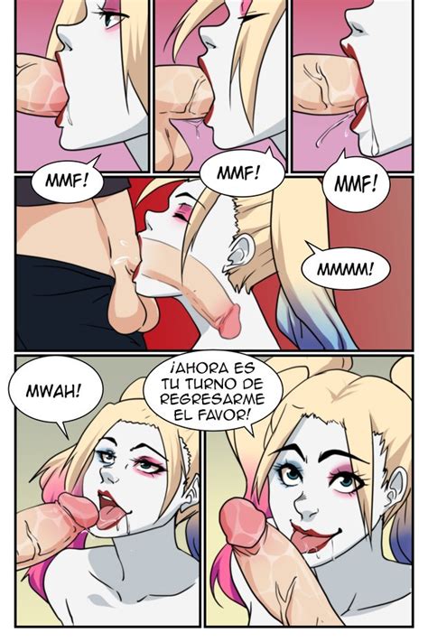 Dick y Harley Quinn mostrándonos lo calientes y cachondos que pueden