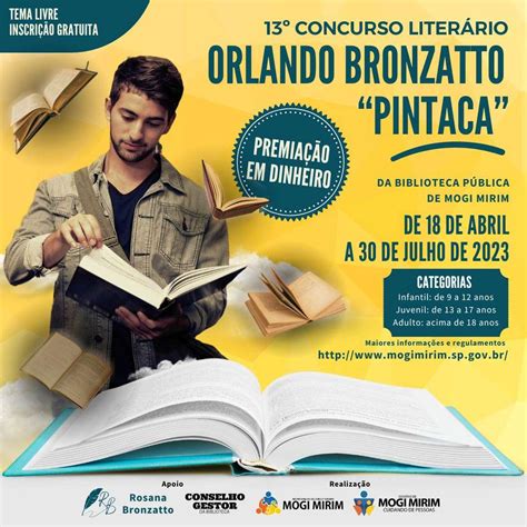 ENCERRADO 13º Concurso Literário Orlando Bronzatto Pintaca Conto