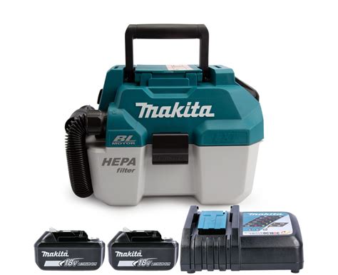 Makita DVC750 18V Brushless Wet / Dry Vacuum Cleaner With 2 x 5.0Ah ...
