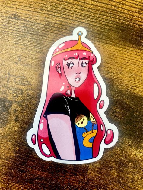 Princess Bubblegum Sticker Water Bottle Laptop Sticker Journaling
