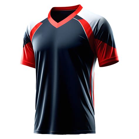 AI generated Sport jersey uniforms, isolated on transparent background