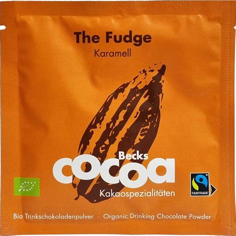BECKS Cocoa The Fudge Caramel Hot Chocolate Organic