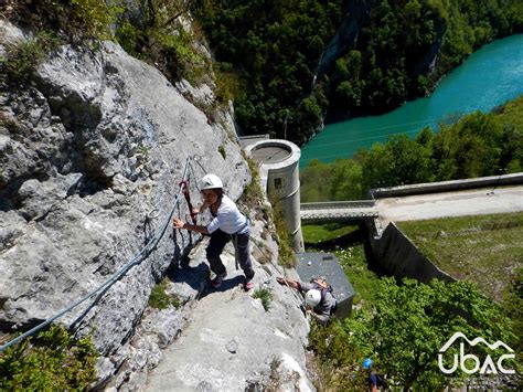 Via ferrata de Fort l'Ecluse, Pays de Gex avec un guide - Ubac