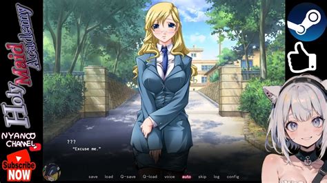 Holy Maid Academy Visual Novel Gameplay Preview YouTube