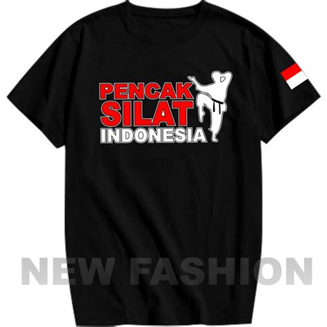 Jual Telly Kaos Atasan Depan Pencak Silat Dtf Bendera Kaos Dewasa Kaos