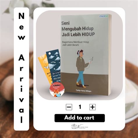 Jual Buku Seni Mengubah Hidup Jadi Lebih Hidup Checklist Self