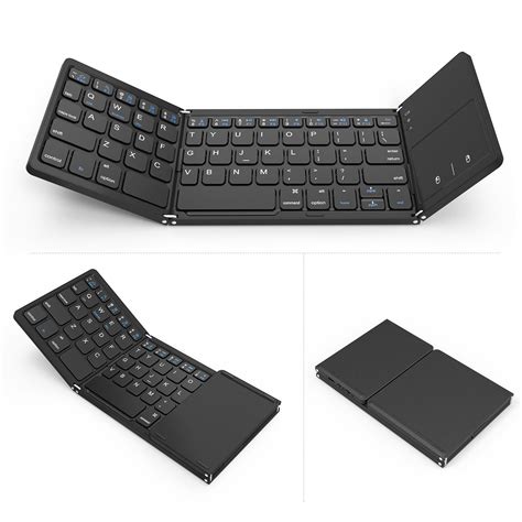 Portable Mini Foldable Keyboards Bluetooth Wireless Keyboard With