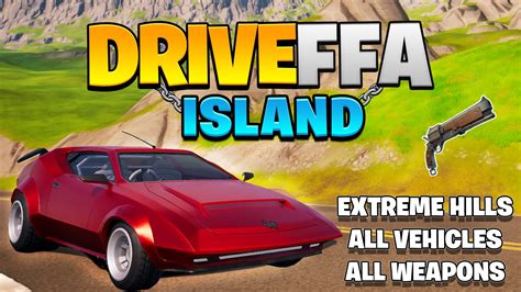 🏝️drive Ffa Island🚙 4374 0495 4391 By Geord1e Fortnite Creative Map