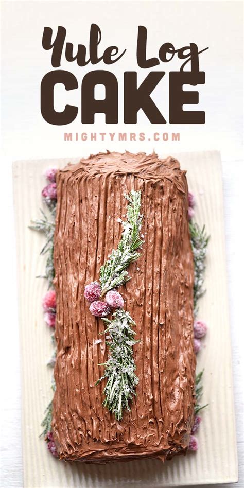 Easy Yule Log Recipe Using Cake Mix Mighty Mrs Super Easy Recipes