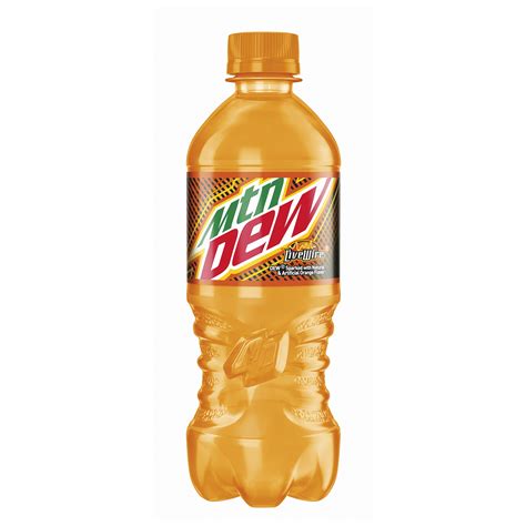 Mountain Dew LiveWire Dew Sparked With Natural Artificial Orange