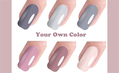 Vishine Nude Gel Polish Kit Sheer Pink Jelly Transparent Gel Nail