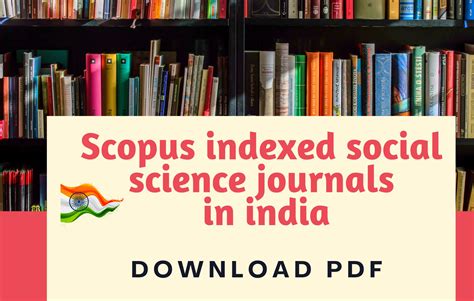 Scopus Indexed Social Science Journals in India - 2022 - Journal Impact Factor