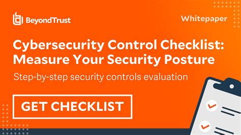 Beyondtrust On Linkedin Cybersecurity Controls Checklist Beyondtrust