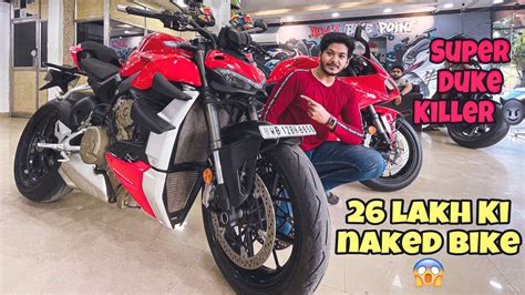Indias Most Expensive Fastest Naked Bike Ducati Streetfighter V4 YouTube