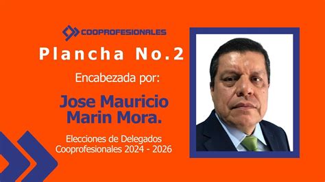 Propuestas De Las Planchas Inscritas Para La Elección De Delegados Cooprofesionales 2024 2026