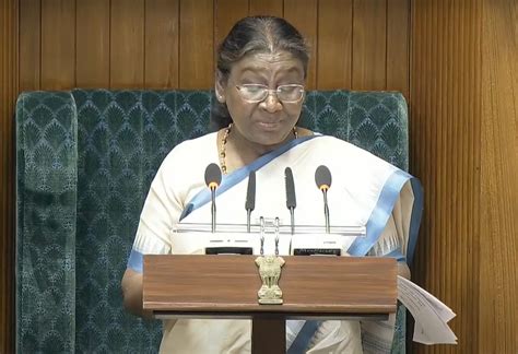 President Droupadi Murmu Addresses Joint Session Of Parliament