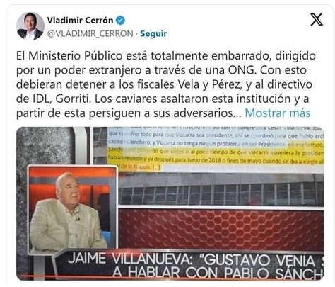 Peru Si Las Declaraciones Del Ex Asesor Fiscal Sirven Para Denunciar A