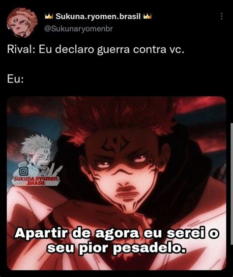 Pin De Ryomen Sukuna Em Memes Jujutsu Kaisen