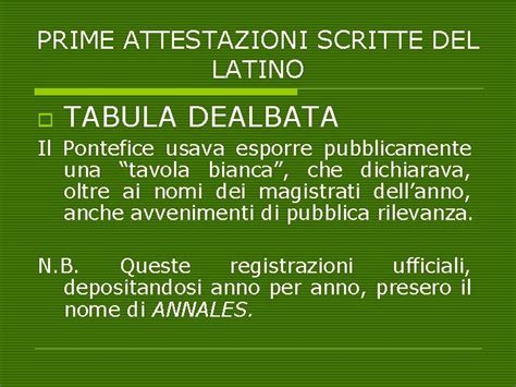 Letteratura Latina Le Origini Nascita Della Letteratura Latina