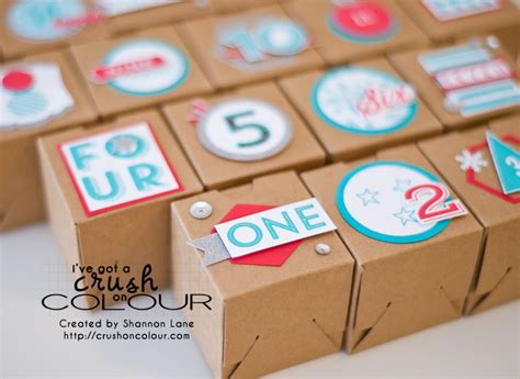 Crush On Colour 25 Daystiny Treat Box Advent Calendar