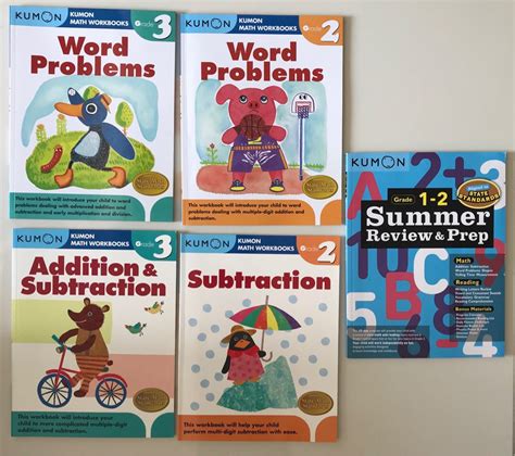 Kumon Maths Workbooks Grade 3 Addition Subtraction Word Problems