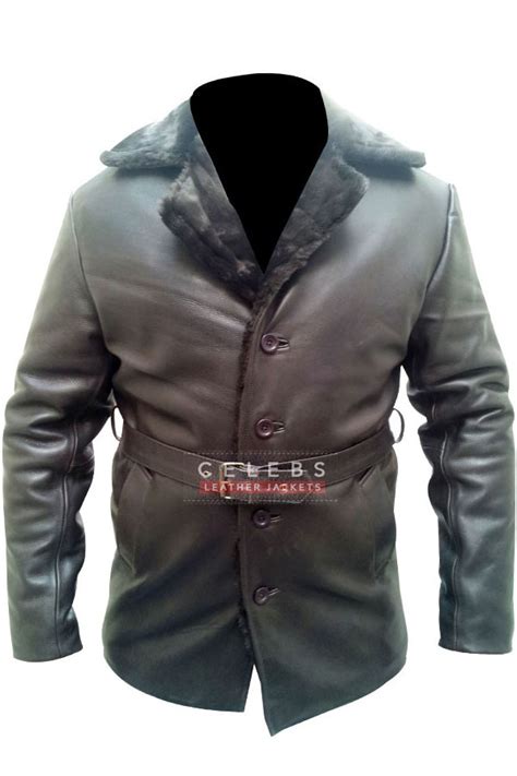 Hugh Jackman The Wolverine Brown Leather Coat Clj