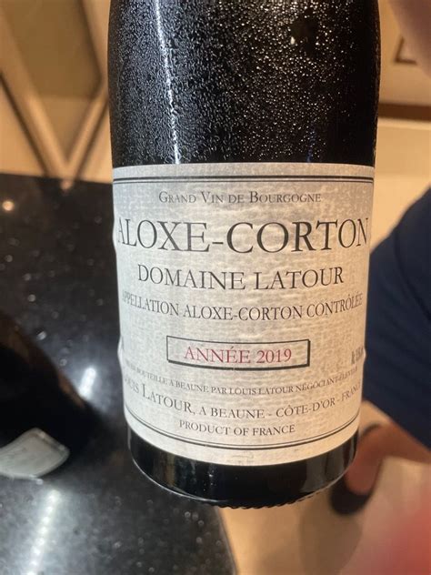 2019 Louis Latour Aloxe Corton Domaine Latour France Burgundy Côte