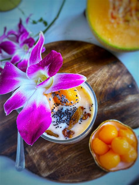 Muskmelon Banana Smoothie Fine Fettle Cookerys