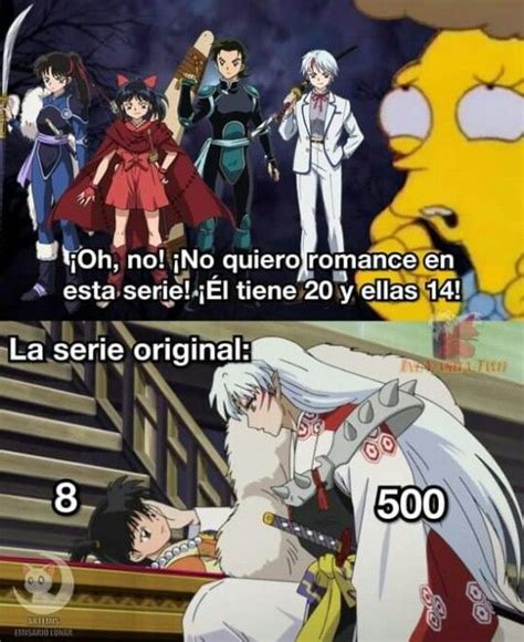 Pin De Angie H En Memes De Inuyacha Romance Inuyasha Gracioso