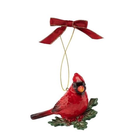 Christmas Tree Cardinal Ornament