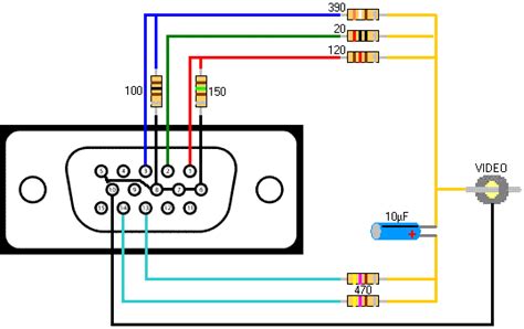 Cga To Vga Converter Circuit Diagram