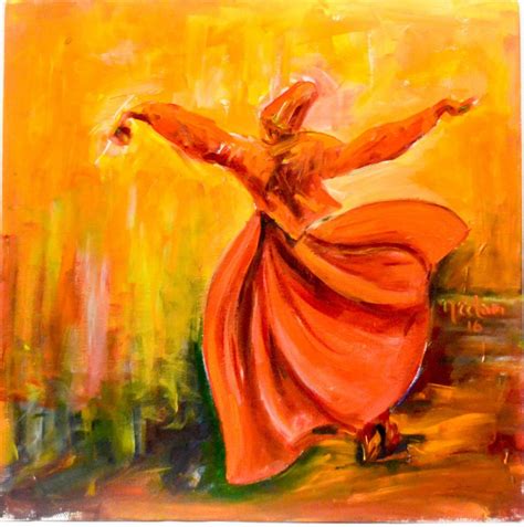 Whirling Dervish Original Painting H5 Shop