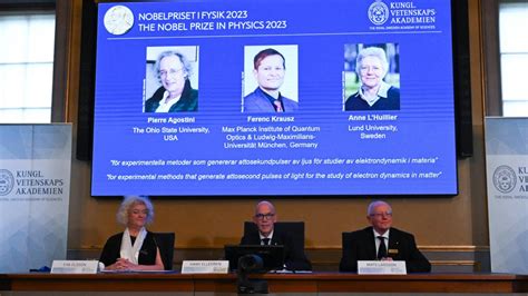 Premio Nobel De Física Para Tres Científicos Por Mejorar El Estudio De