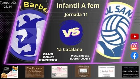 CV Barberà vs Voleibol Sant Just Infantíl A Femení 03 12 23 1a