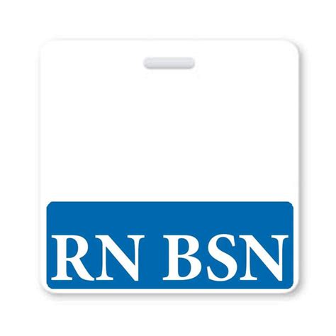 Rn Bsn Horizontal Badge Buddy With Blue Border And More Badge Buddies