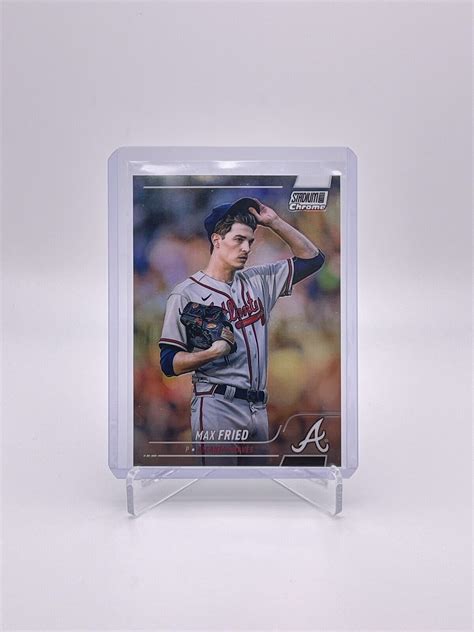 Topps Stadium Club Chrome Max Fried Refractor Sp Atlanta