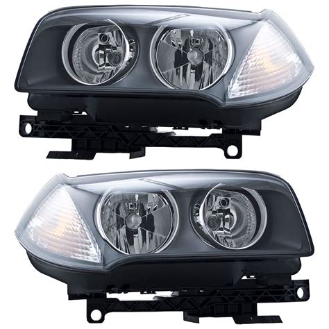 2007 Bmw X3 Headlight Assembly Pair Headlight Assembly Pair Halogen