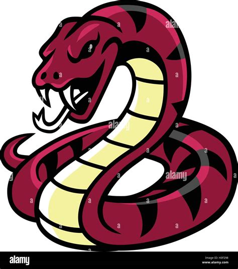 Snake Mascot Vector Illustration Stock Vector Image And Art Alamy