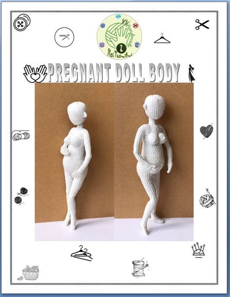 Pregnant Doll Body Pattern Mama Doll Crochet Pattern Doll Etsy