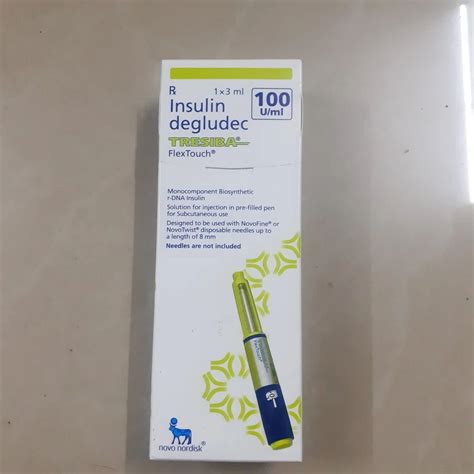 Tresiba Flextouch Insulin Degludec At Rs 1942piece Insulin Pen In