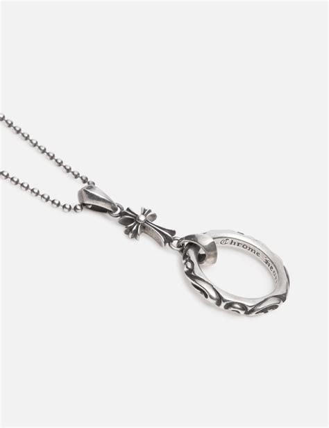 Chrome Hearts Chrome Hearts Necklace With Ring Hbx Globally Curated Fashion And Lifestyle