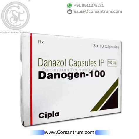 Danogen Mg Danazol Capsules At Rs Stripe Hormonal Replacement