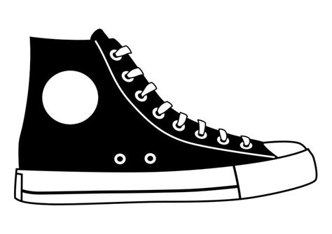 Como Dibujar ZAPATILLAS CONVERSE Dibujos Para Niños How To Draw A