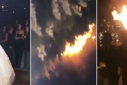 Dram Tico Incendio En Boda Se Vuelve Viral Video