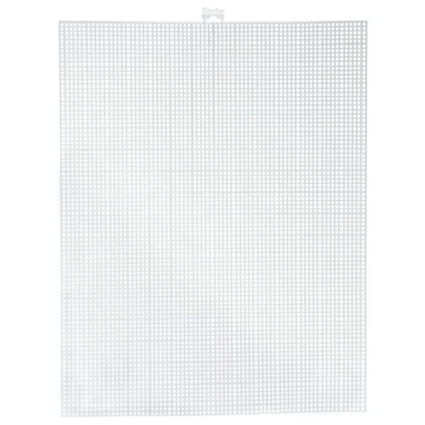 7 Mesh Count White Plastic Canvas Sheet