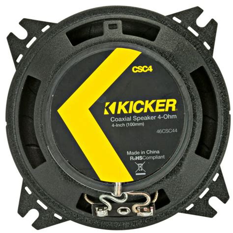 Kicker 46csc44 Cs Series 4 2 Way Coaxial Speakers