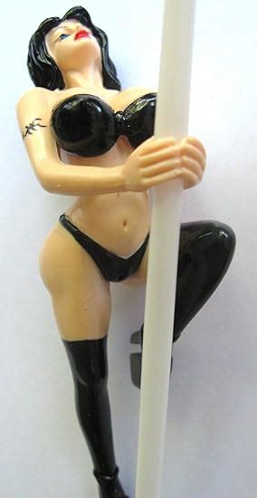 Rare Car Truck Antenna Topper Sexy Big Boobs Pole Dancer Doll Automotive