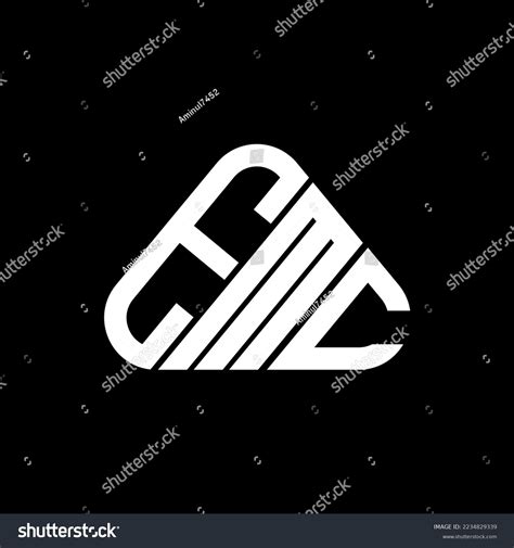 Emc Letter Logo Creative Design Vector Stock Vector (Royalty Free ...