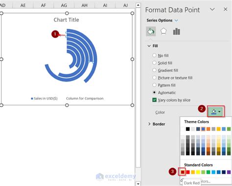 How to Create a Radial Bar Chart in Excel - 4 Steps